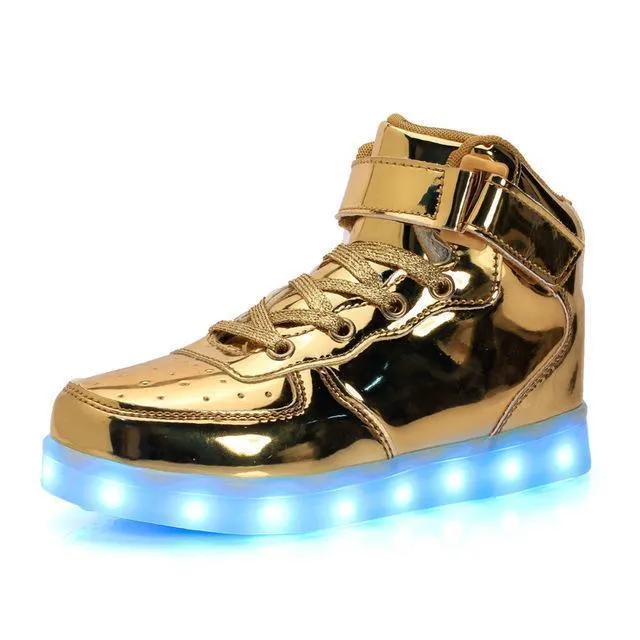 USB Charging LED Luminous Sneakers