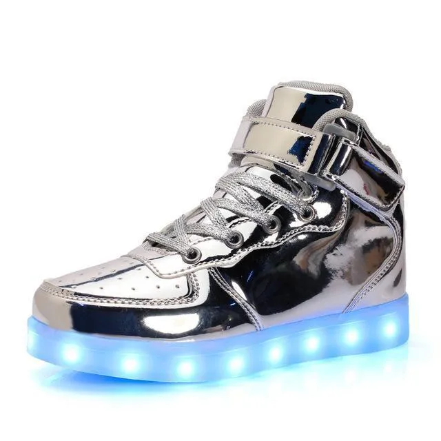 USB Charging LED Luminous Sneakers