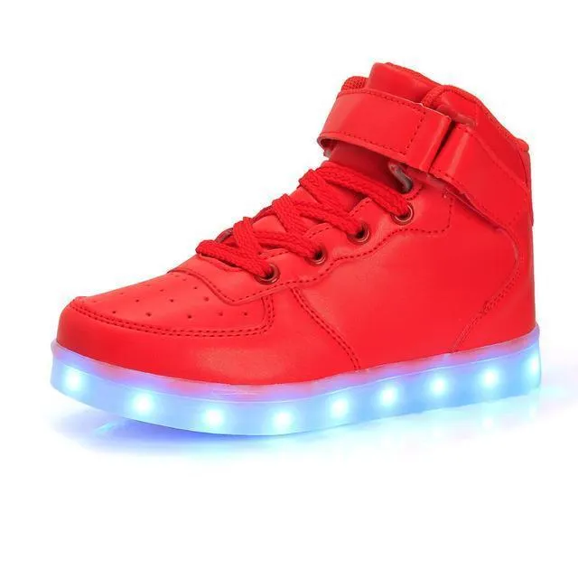 USB Charging LED Luminous Sneakers