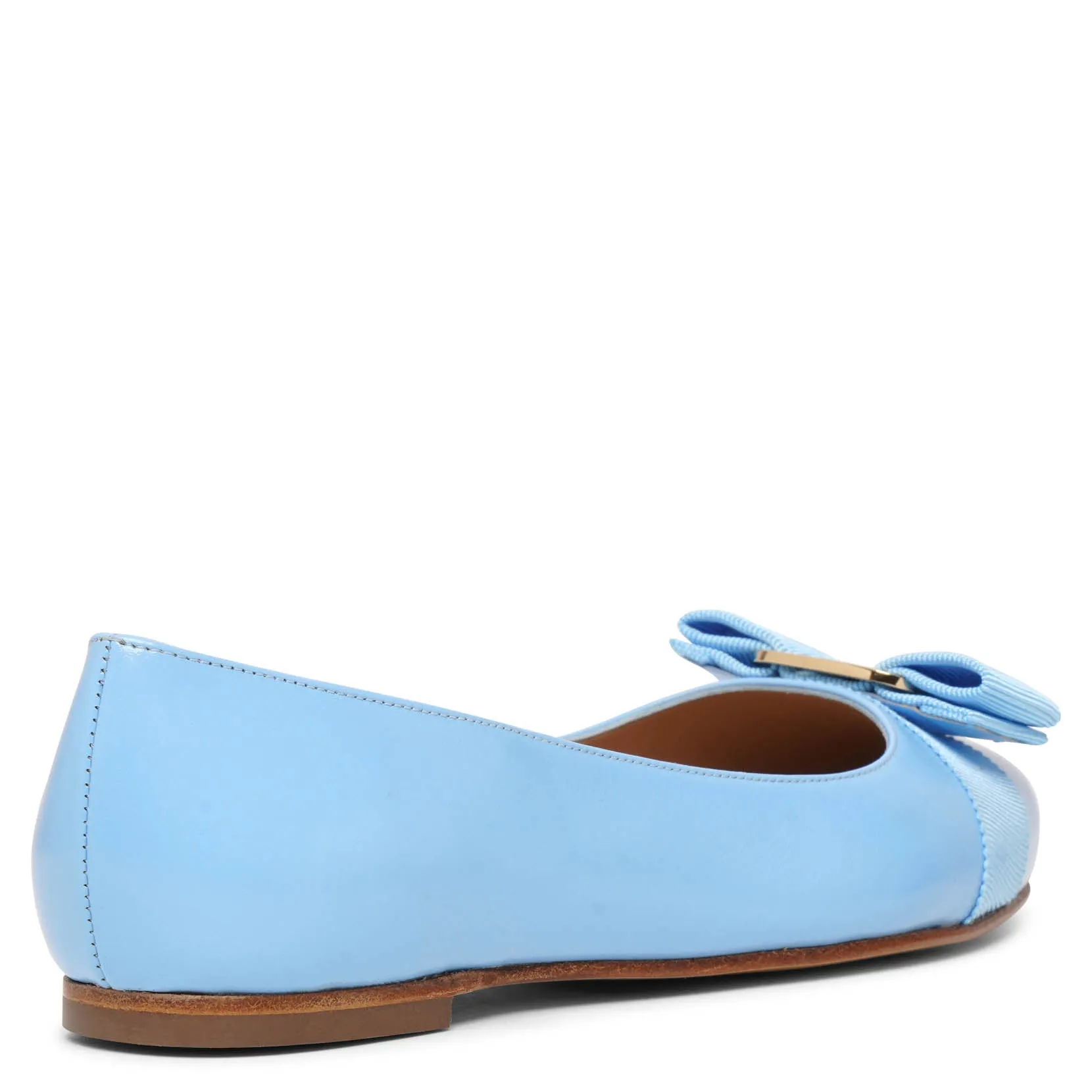 Varina 22 blue leather ballerinas