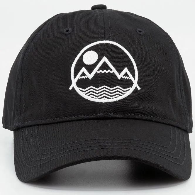 Vibe Mountain Twill Cap - Black