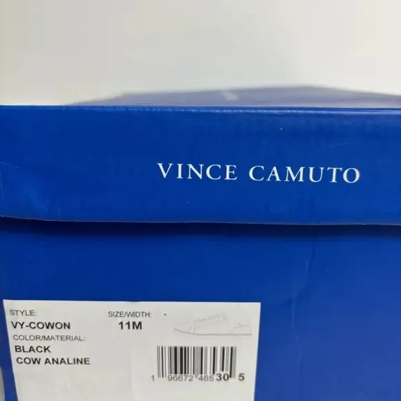 Vince Camuto Men’s Cowon Court Sneakers Black, Size 11 M