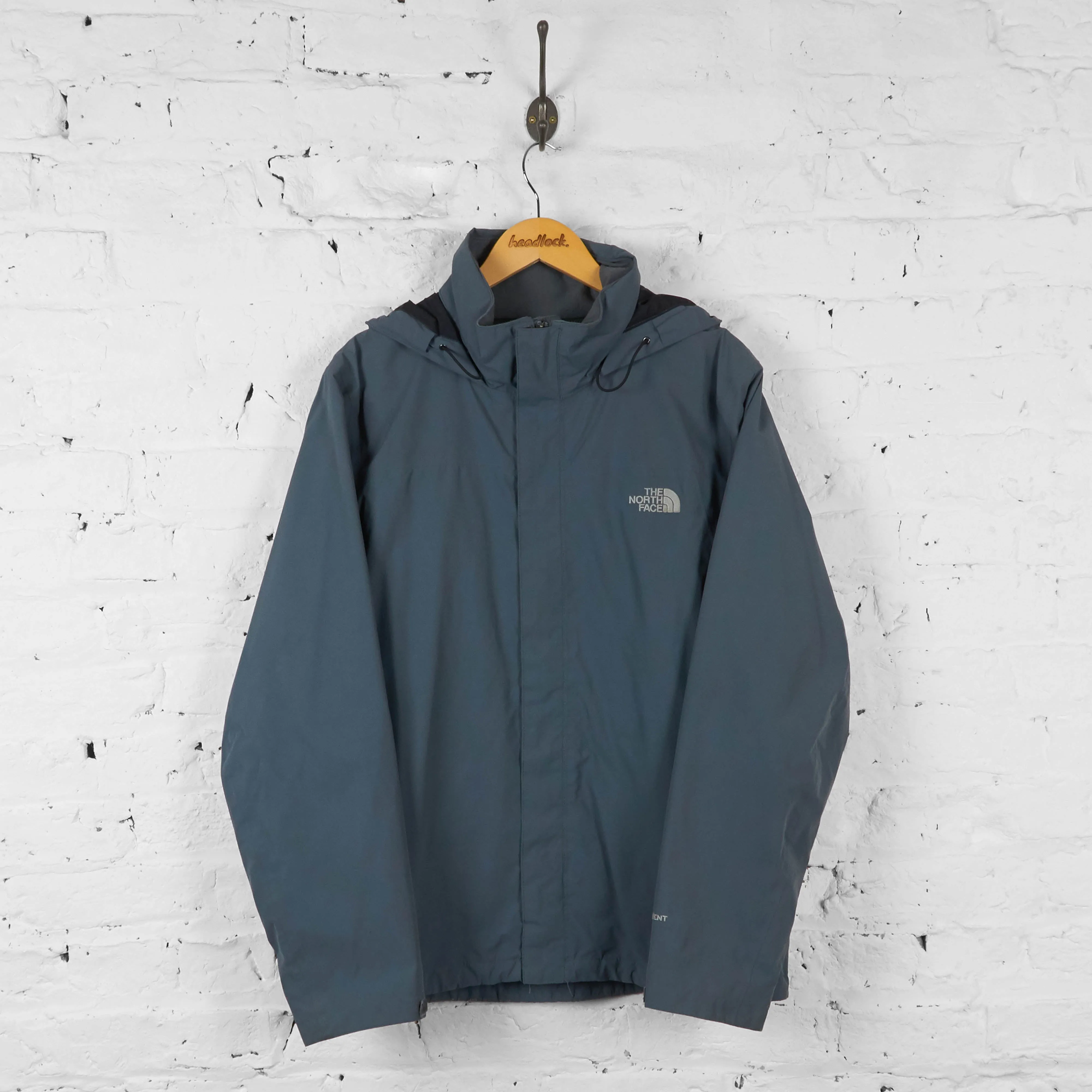 Vintage The North Face Waterproof Jacket - Grey - L