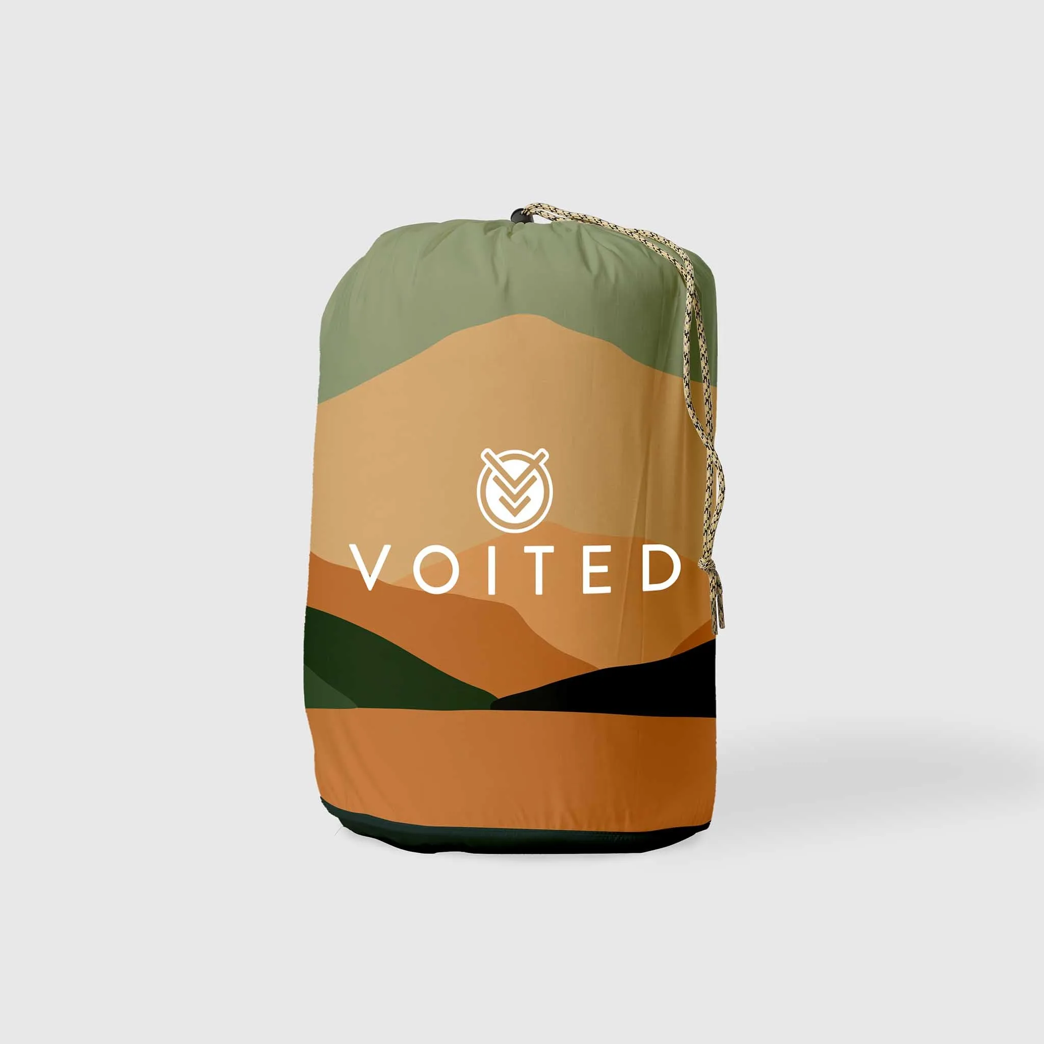 VOITED CloudTouch® Indoor/Outdoor Camping Blanket -Jasper / Tree Green