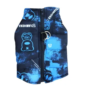 Waterproof Dog Jacket with Traction Buckle for Large Dogs
