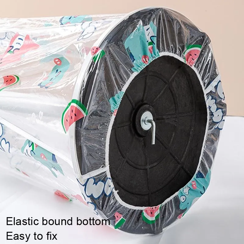 Waterproof Dustproof Fan Cover Set - Little Dinosaur Design