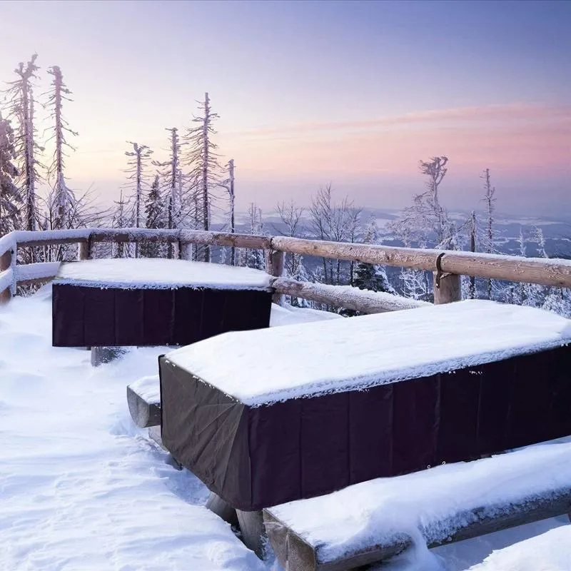 Waterproof Outdoor Furniture Cover For Garden Table And Chairs - 255X130X80Cm