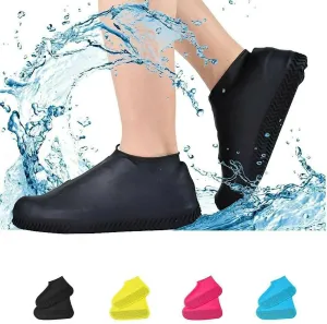 Waterproof Rain Shoes Covers - Blue (I PAIR)