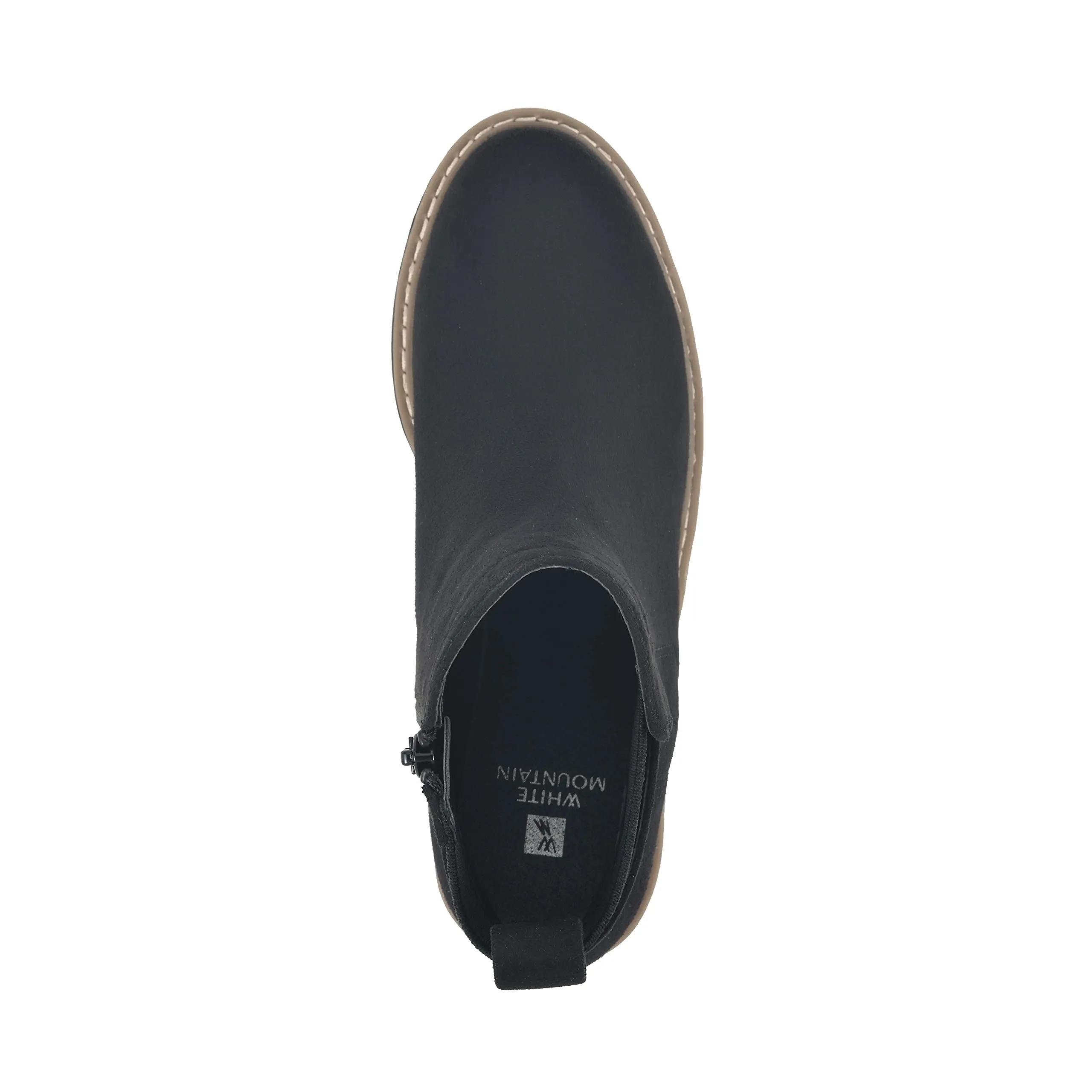 WHITE MOUNTAIN Shoes Women's Dear Boot, Black/Fabric, 6.5 W
