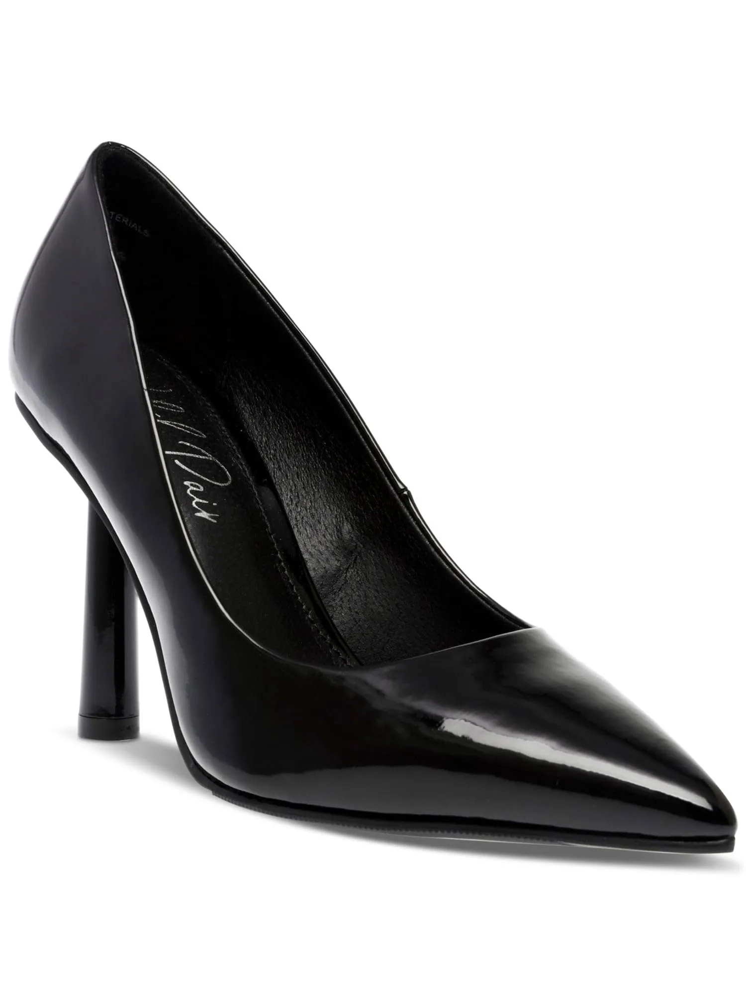 Wild Pair Womens Black Slip Resistant Comfort Taraa Pointed Toe Stiletto Slip On Pumps Shoes 10 M