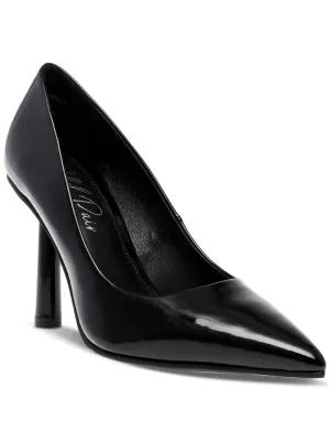 Wild Pair Womens Black Slip Resistant Comfort Taraa Pointed Toe Stiletto Slip On Pumps Shoes 10 M