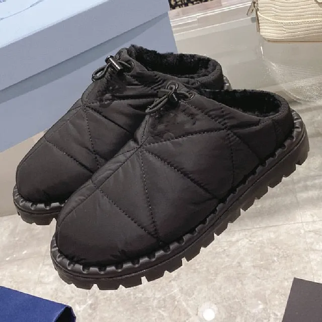 Women Warm Leisure Shoes Round Toe