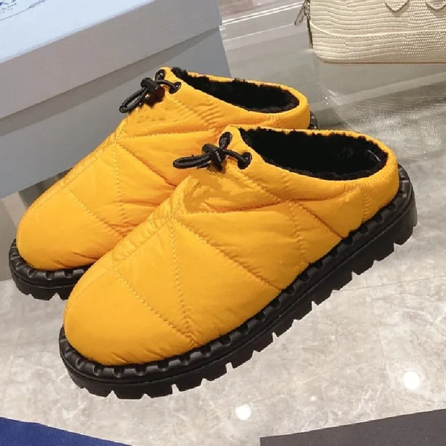 Women Warm Leisure Shoes Round Toe