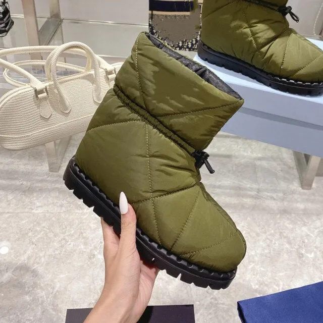 Women Warm Leisure Shoes Round Toe