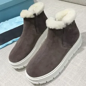 Women Warm Leisure Shoes Round Toe