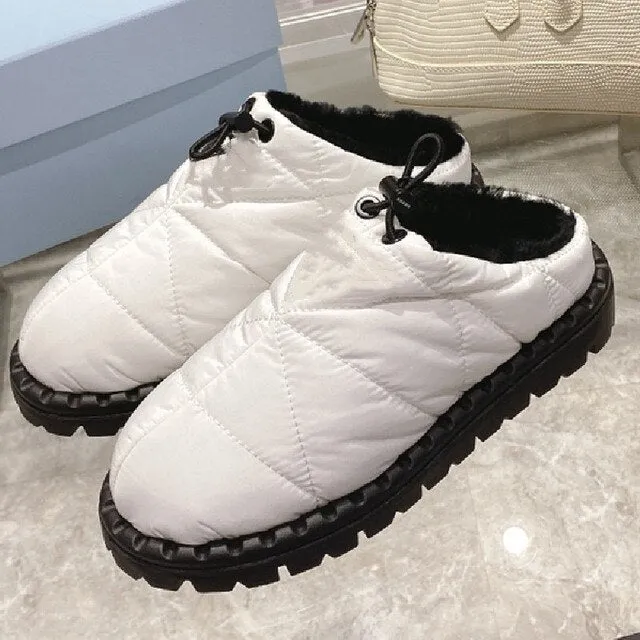 Women Warm Leisure Shoes Round Toe
