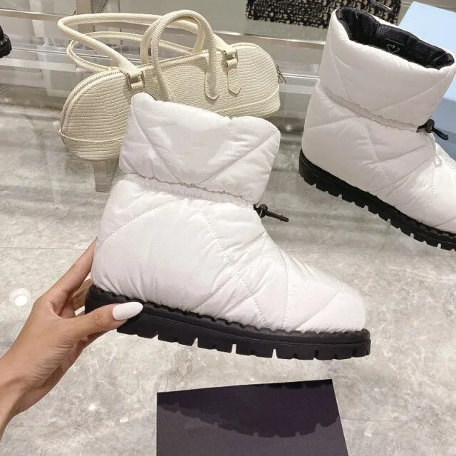 Women Warm Leisure Shoes Round Toe