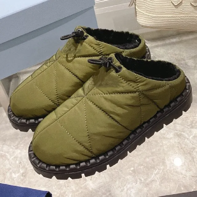 Women Warm Leisure Shoes Round Toe