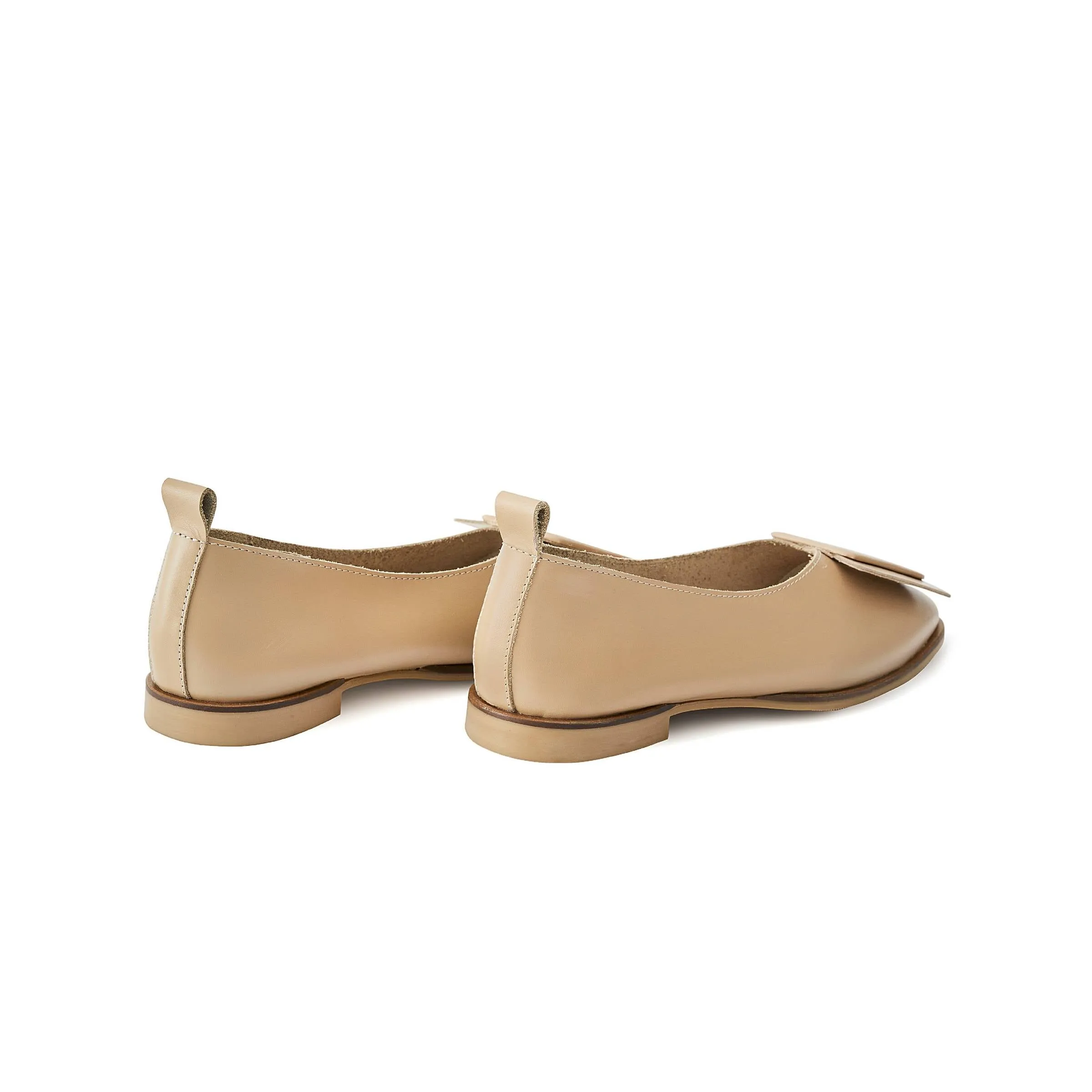 Women's Calf Leather Handmade Flats W3004