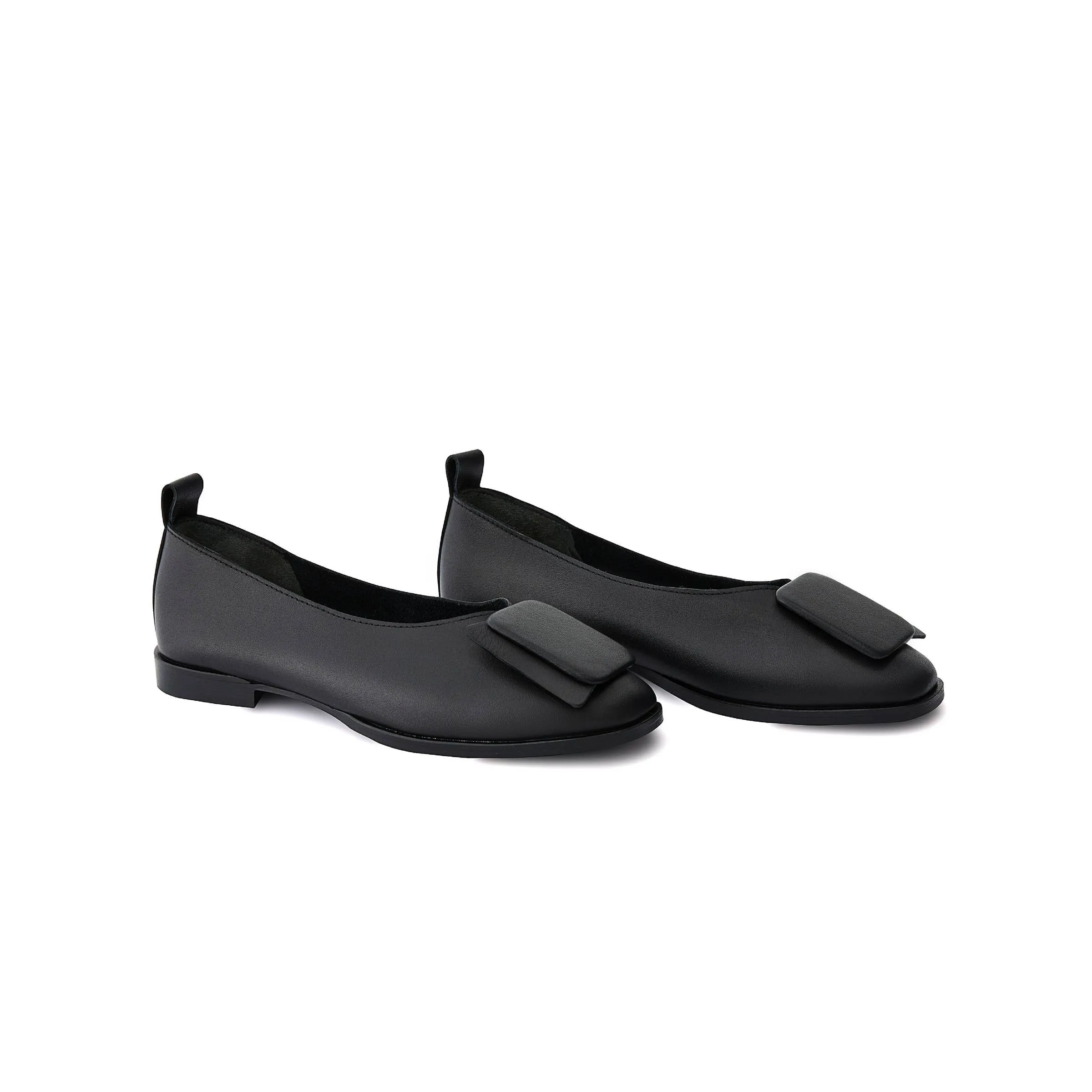 Women's Calf Leather Handmade Flats W3004