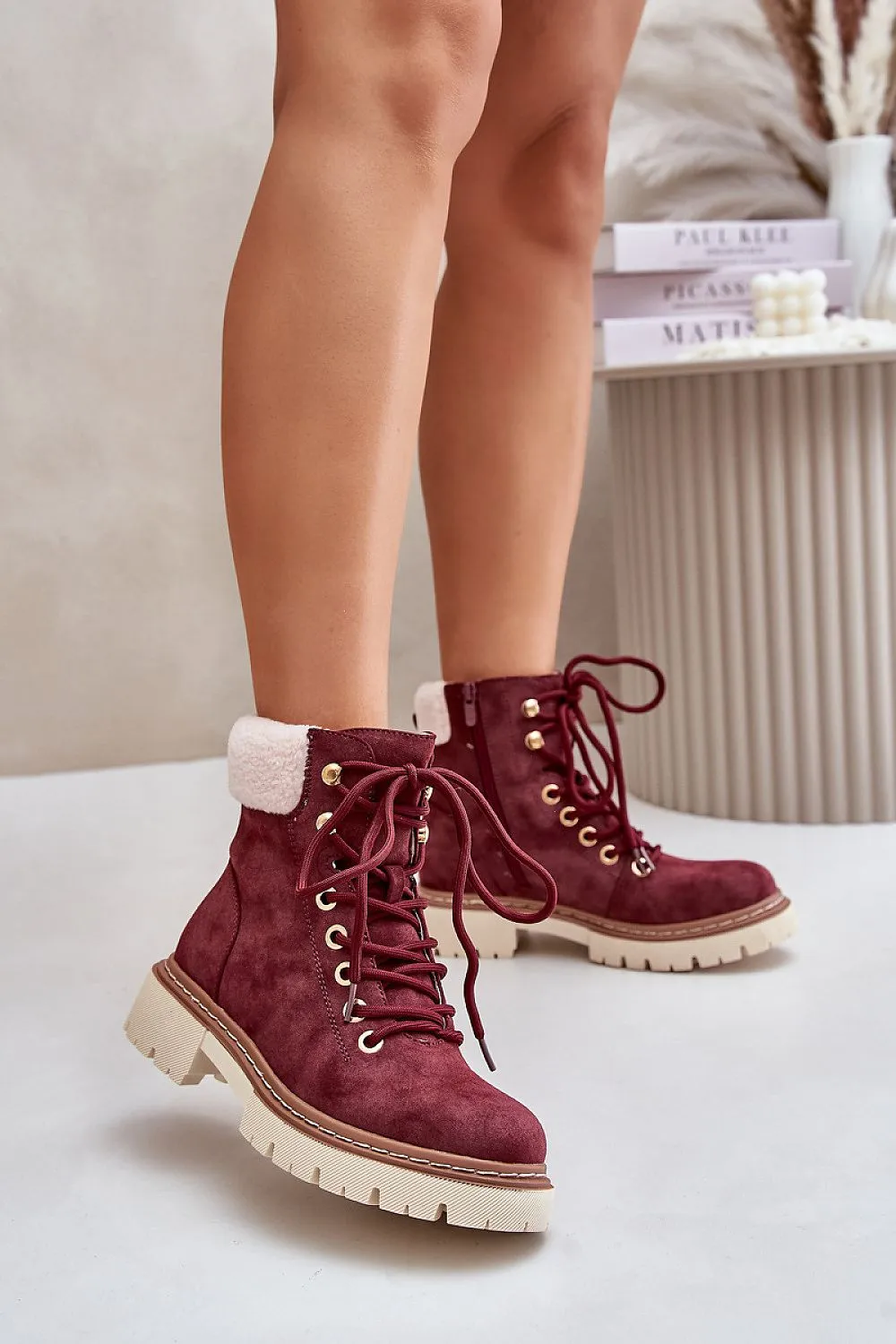 Women's eco-suede Trapper shoes