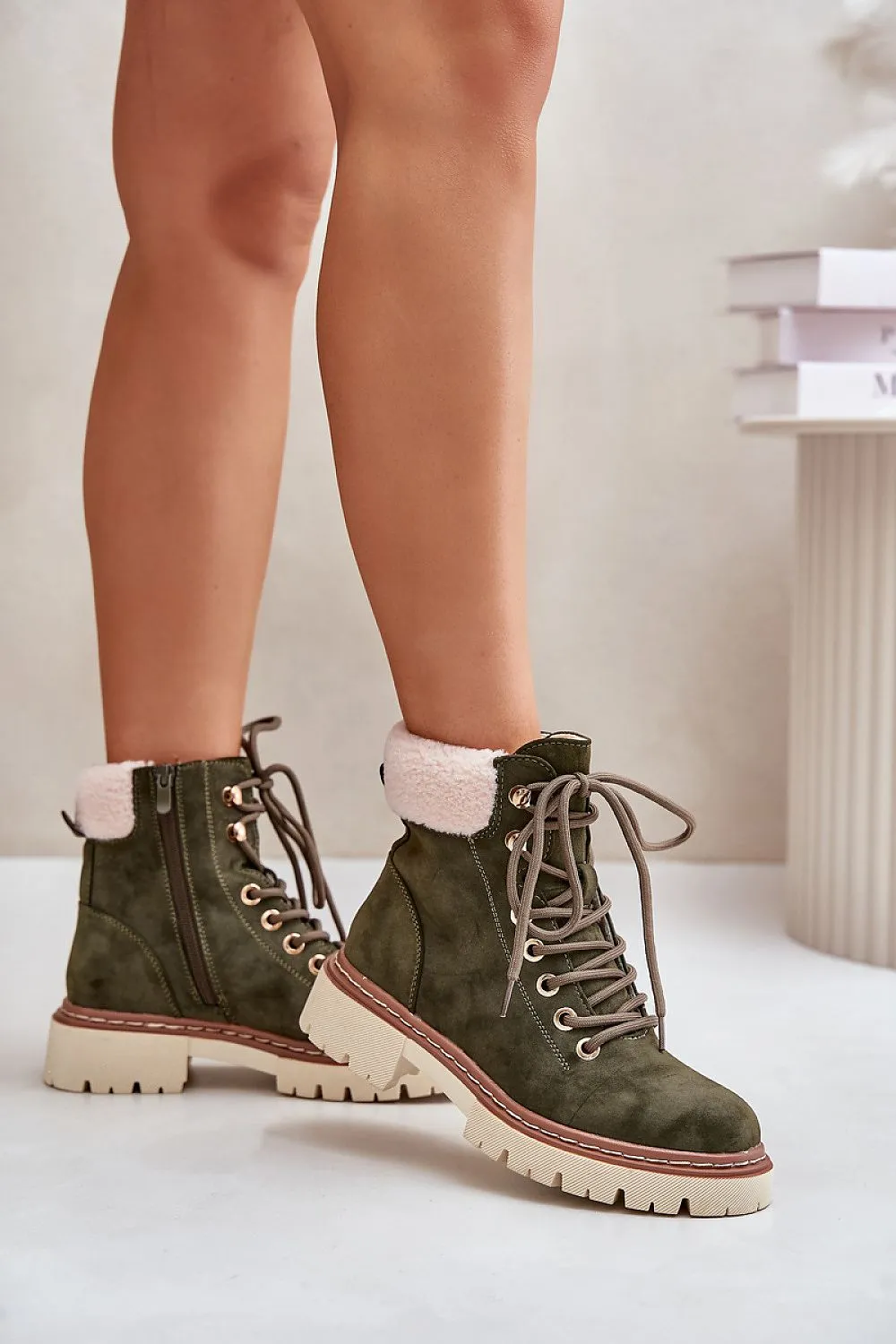 Women's eco-suede Trapper shoes
