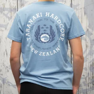 Womens Mountain To Sea T-Shirt - Powder Blue