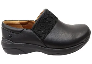 Womens Nurse Mates Cally Comfortable Wide Fit Leather Slip On Shoes