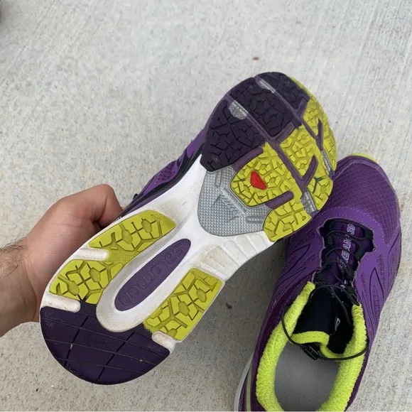 Womens Purple Salomon Shoes