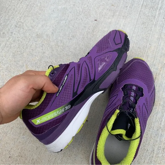 Womens Purple Salomon Shoes