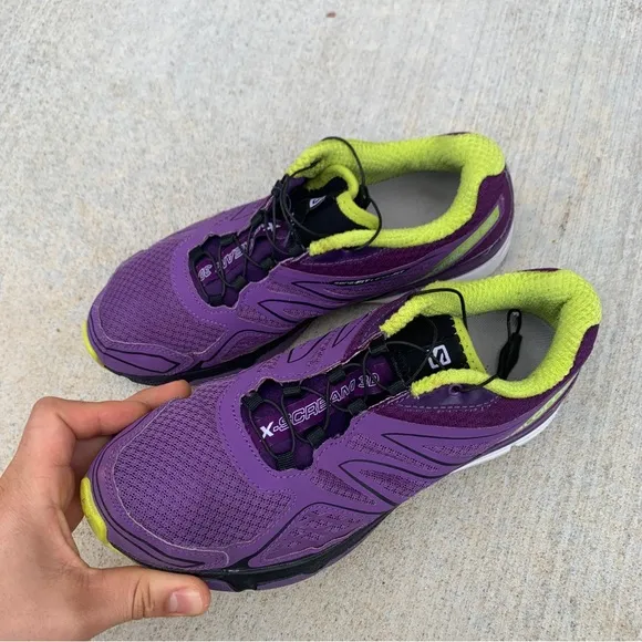 Womens Purple Salomon Shoes