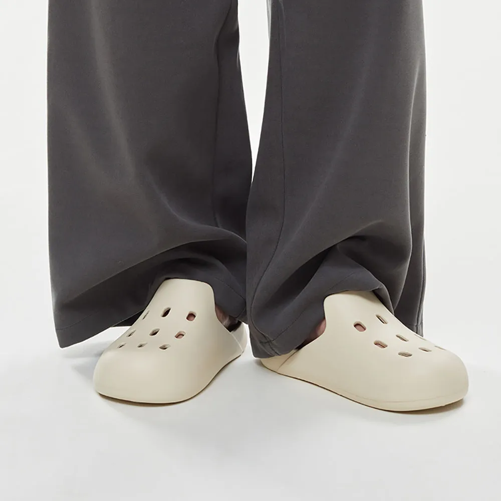 YouDiao Classic Mule Shoes, Cream White, Size 35-36