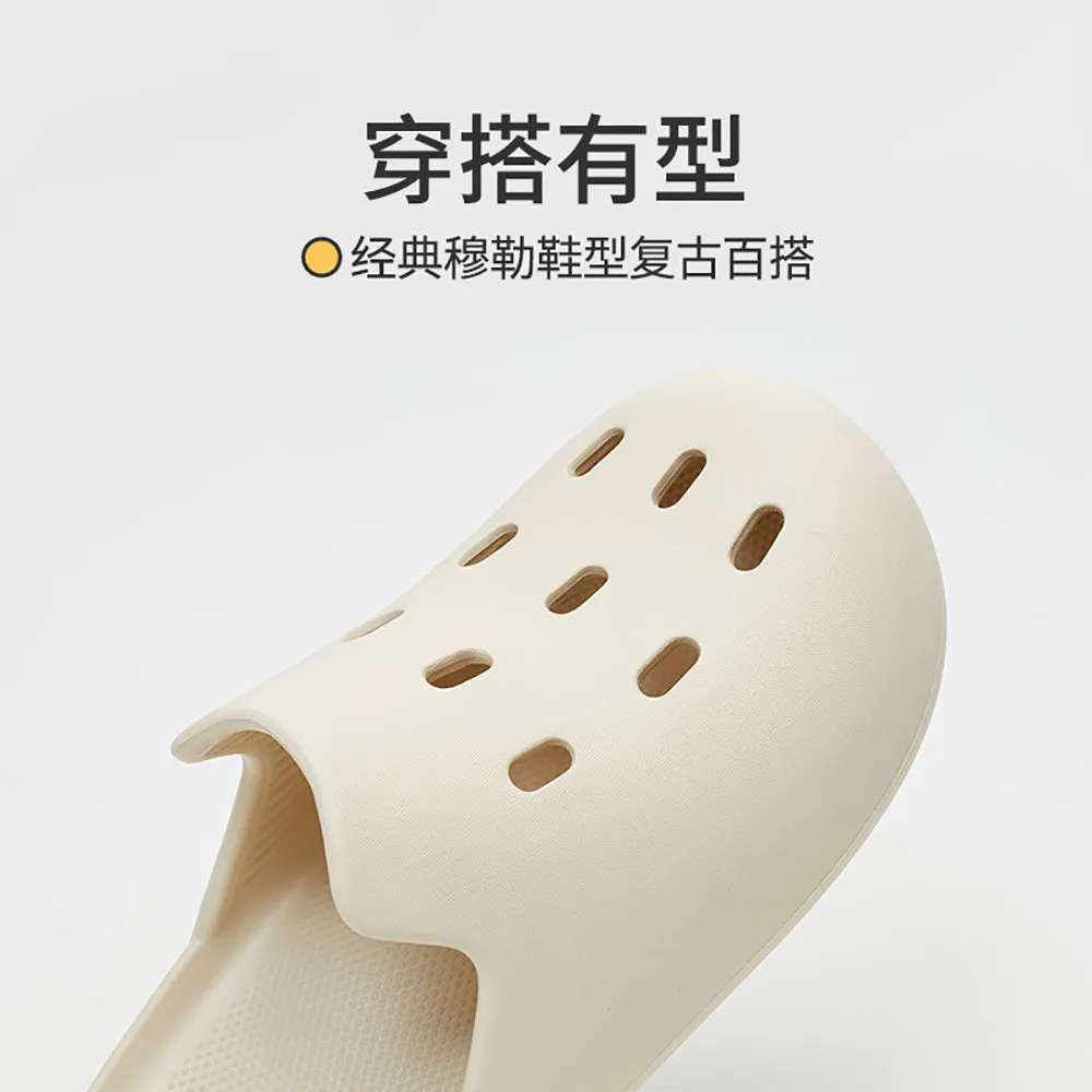 YouDiao Classic Mule Shoes, Cream White, Size 35-36