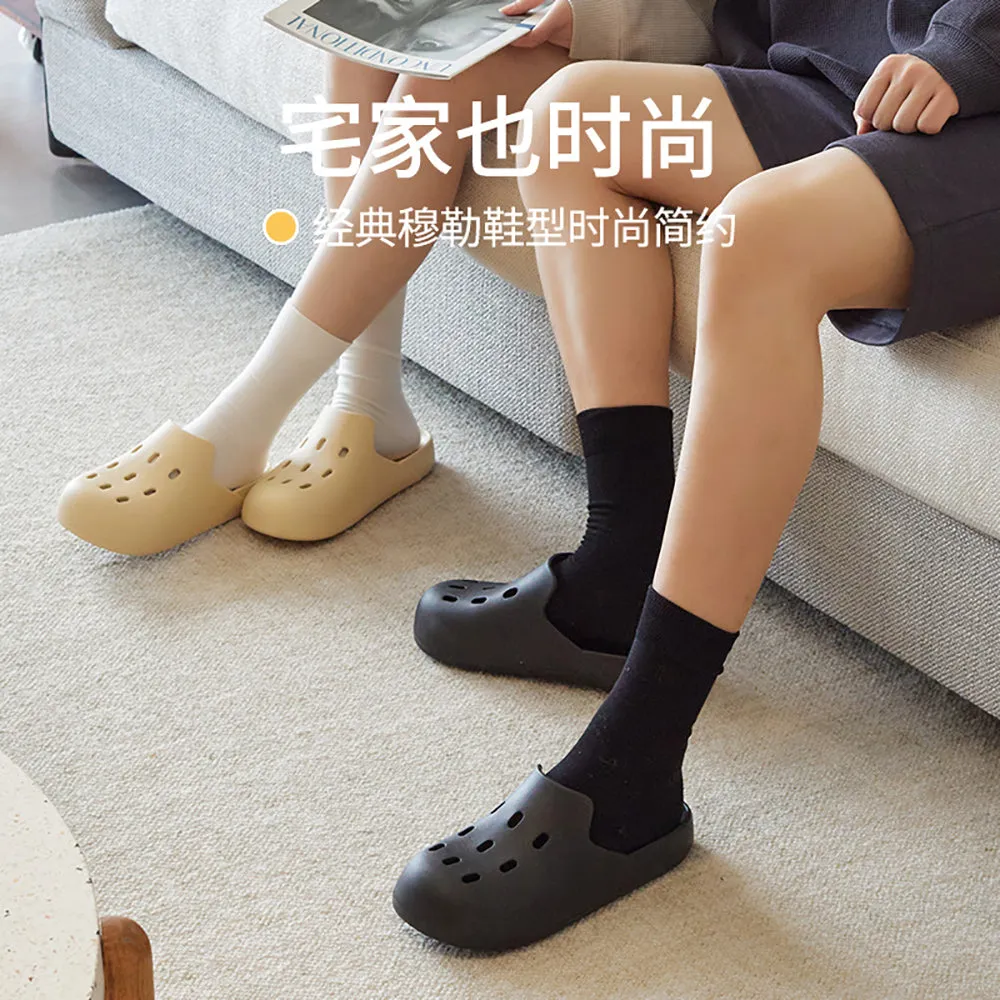 YouDiao Classic Mule Shoes - Mysterious Black, Size 39-40