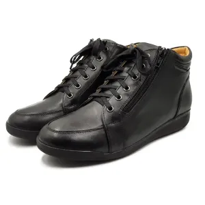 Zara Beautiful Black Leather Ankle Boots for Women