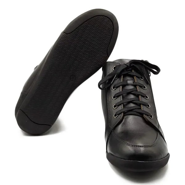 Zara Beautiful Black Leather Ankle Boots for Women